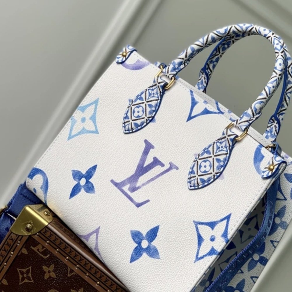 Louis Vuitton Onthego PM Blue 25cm