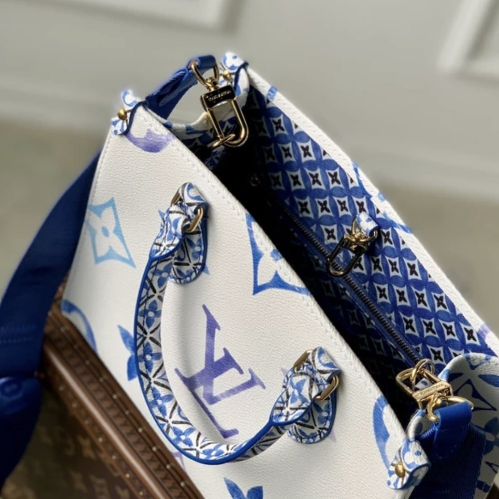 Louis Vuitton Onthego PM Blue 25cm