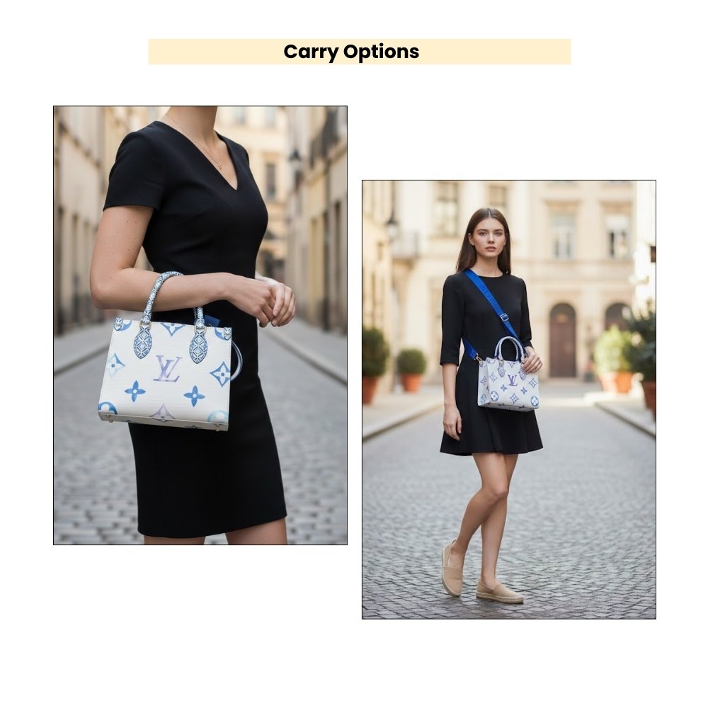 Louis Vuitton Onthego PM Blue 25cm