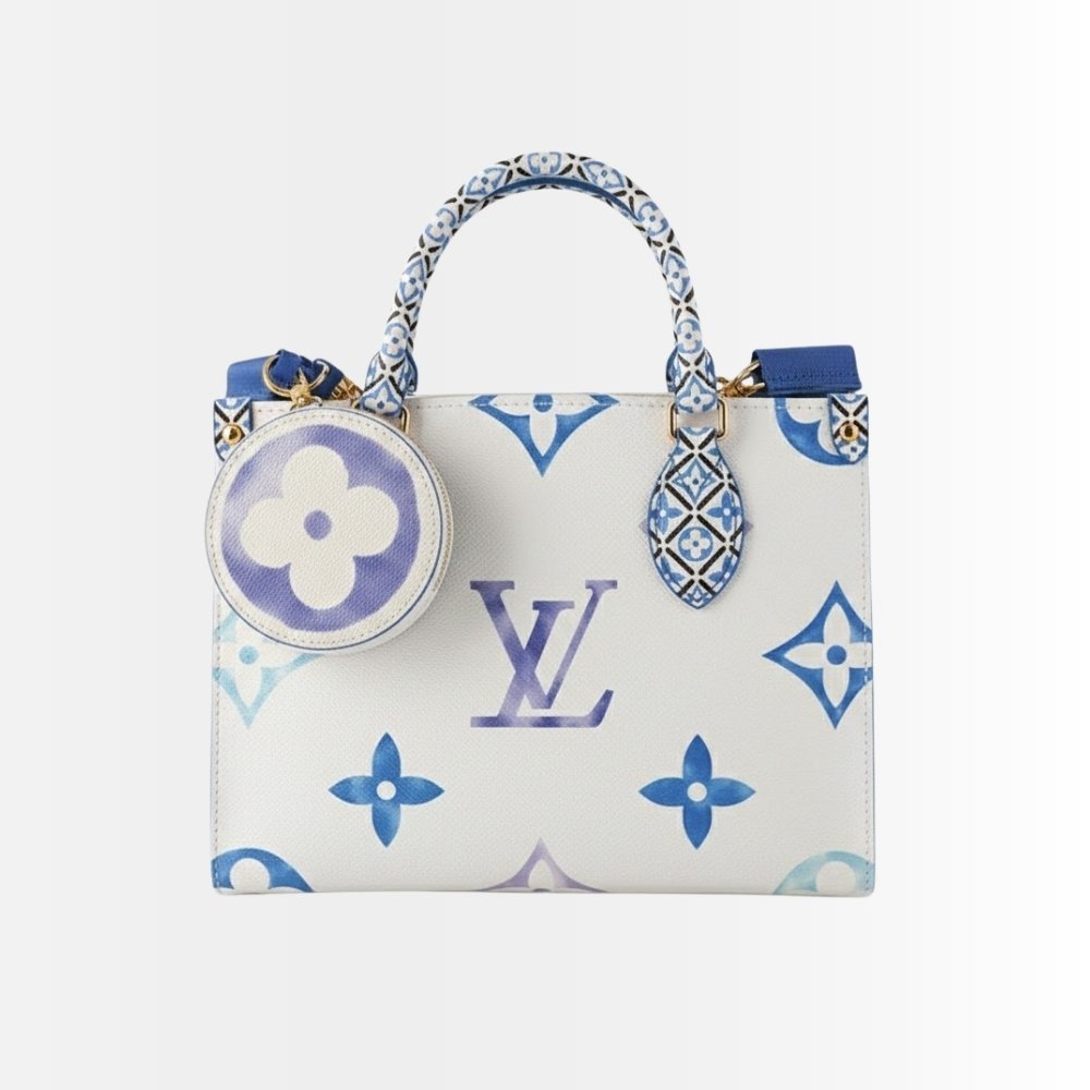 Louis Vuitton Onthego PM Blue 25cm