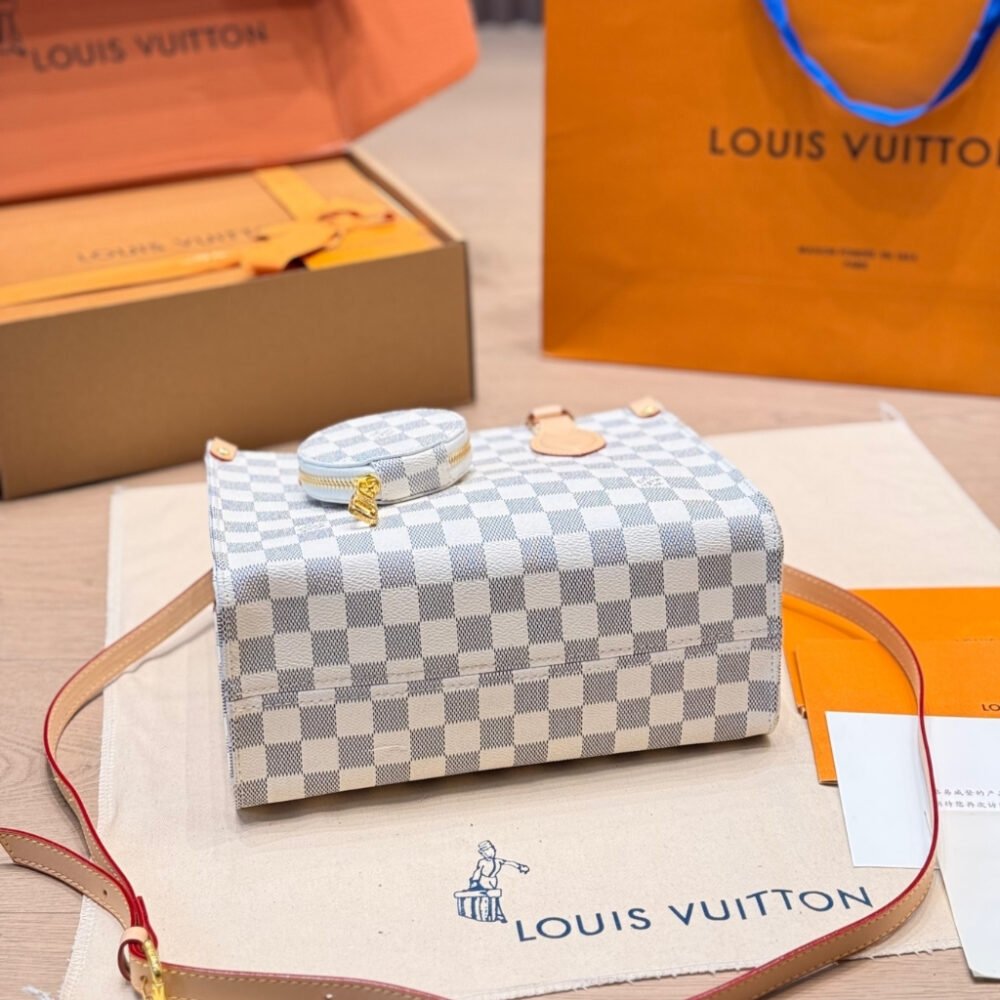 Louis Vuitton Onthego PM Damier Azur Banana 25Cm