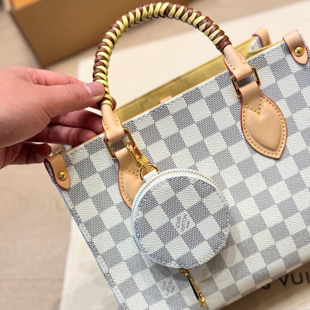 Louis Vuitton Onthego PM Damier Azur Banana 25Cm