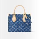 Louis Vuitton Onthego PM Denim Blue 25Cm M14633