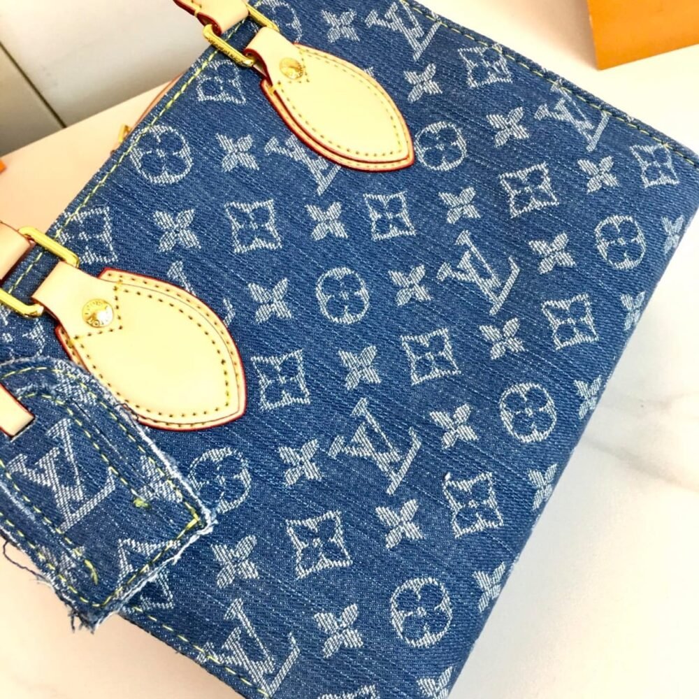 Louis Vuitton Onthego PM Denim Blue 25Cm M14633