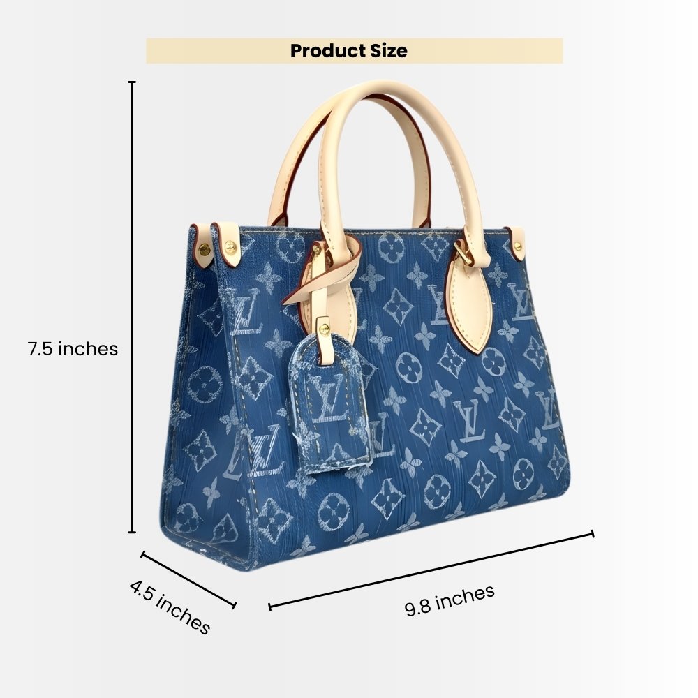 Louis Vuitton Onthego PM Denim Blue 25Cm M14633