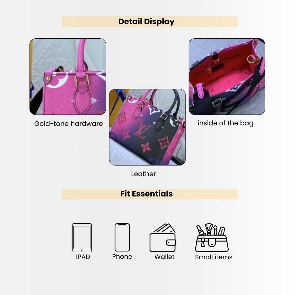 Louis Vuitton Onthego PM Midnight Fuchsia 25Cm