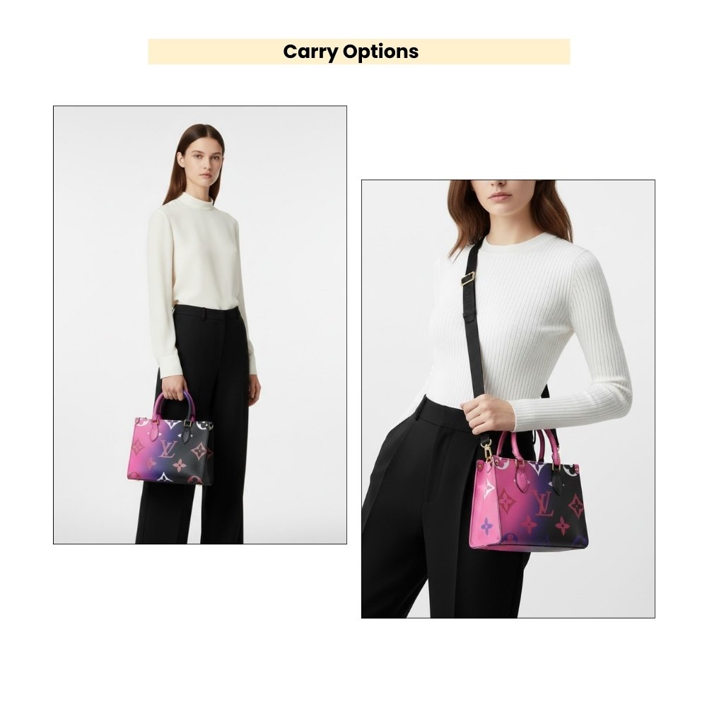 Louis Vuitton Onthego PM Midnight Fuchsia 25Cm