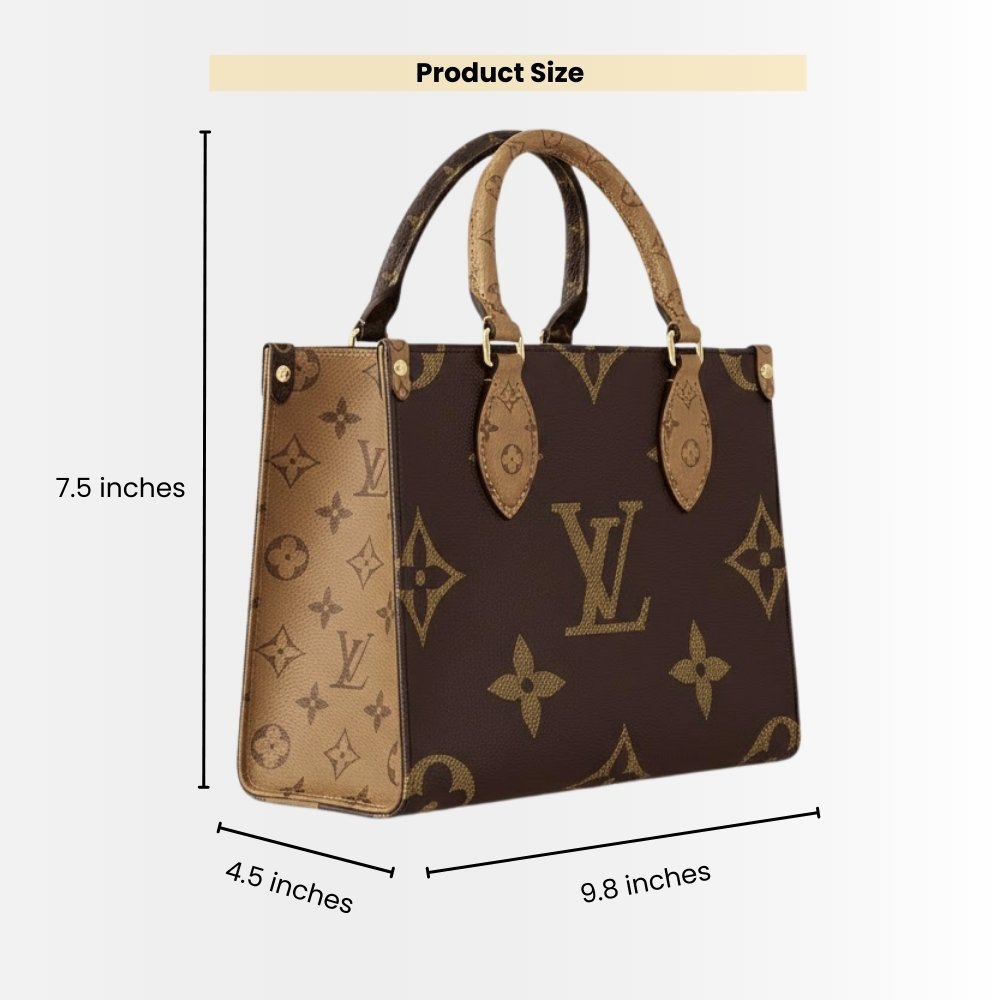 Louis Vuitton Onthego PM Monogram Canvas Brown 25Cm M46373