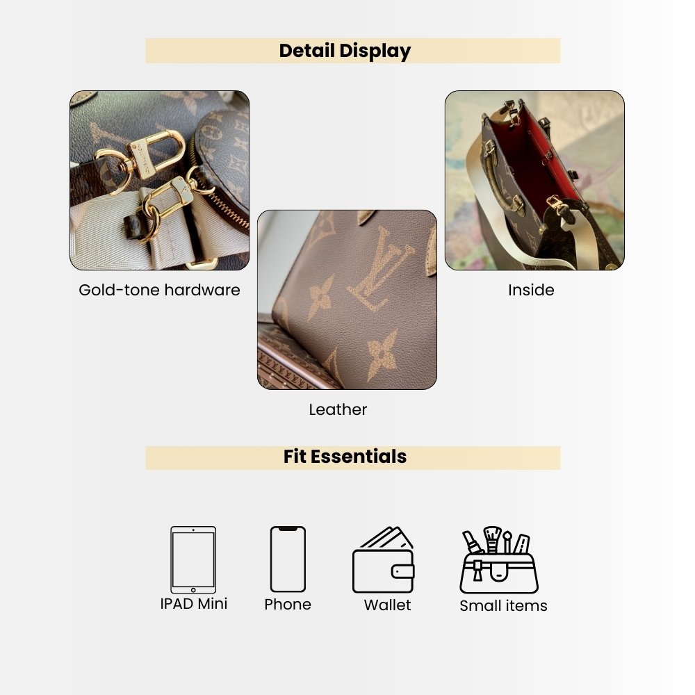 Louis Vuitton Onthego PM Monogram Canvas Brown 25Cm M46373