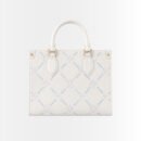 Louis Vuitton Onthego PM Monogram Empreint Couturee Handbag Ivory 25cm