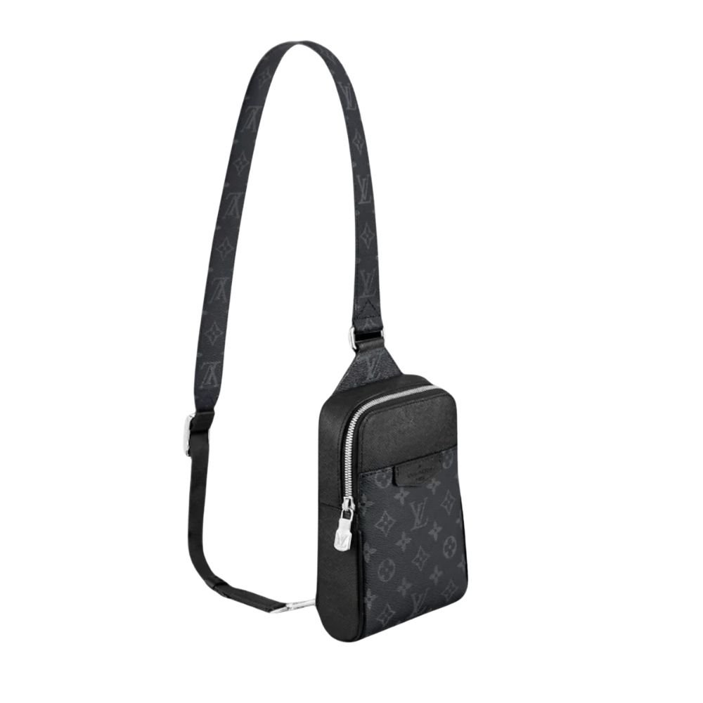 Louis Vuitton Outdoor Slingbag Taigarama Black 21Cm M30741