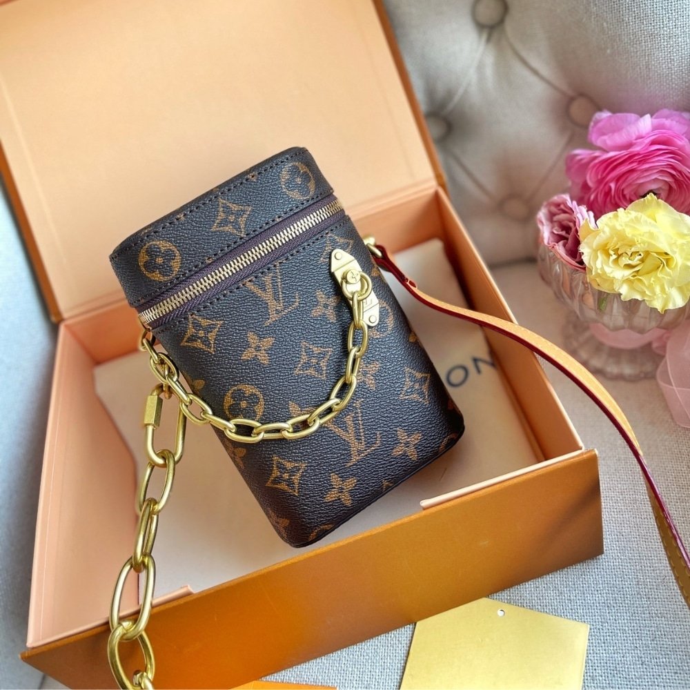 Louis Vuitton Phone Box Monogram Legacy Brown 18Cm M44914