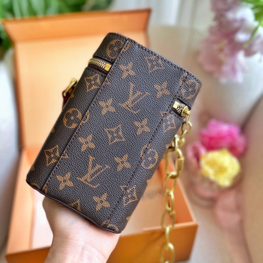 Louis Vuitton Phone Box Monogram Legacy Brown 18Cm M44914