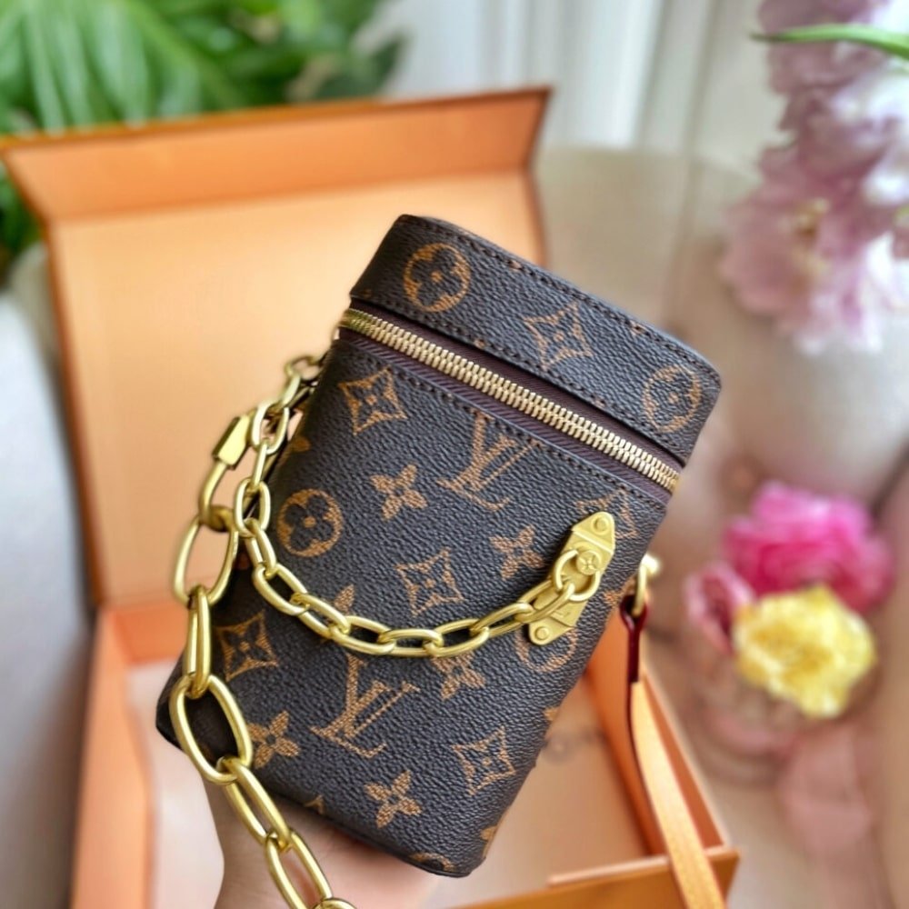 Louis Vuitton Phone Box Monogram Legacy Brown 18Cm M44914