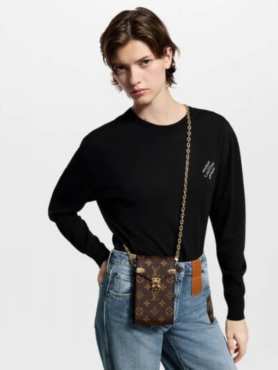 Louis Vuitton Phone Pouch Métis Brown 17Cm M13572