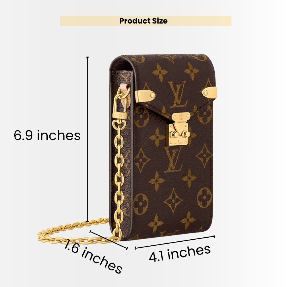 Louis Vuitton Phone Pouch Métis Brown 17Cm M13572
