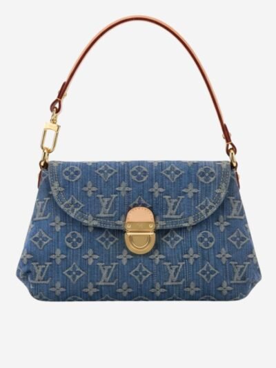 Louis Vuitton Pleaty Monogram Denim Blue 26Cm M95050