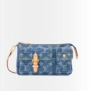 Louis Vuitton Pochette Accessoire Cargo Blue Denim 22cm M27602