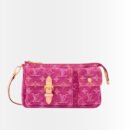 Louis Vuitton Pochette Accessoire Cargo Pink Denim 23cm