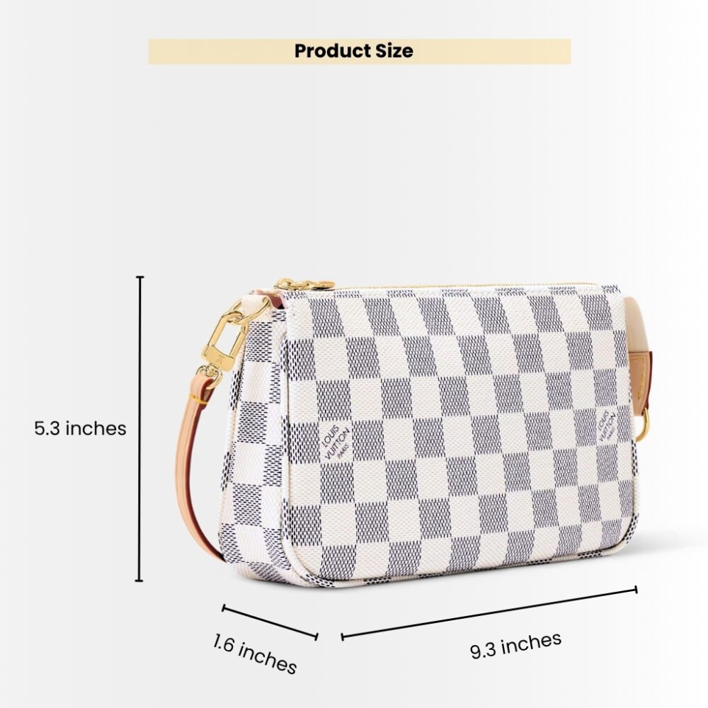 Louis Vuitton Pochette Accessoires Damier Azur 23Cm N40915