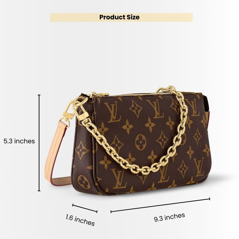 Louis Vuitton Pochette Accessoires Monogram Brown 23cm M82766