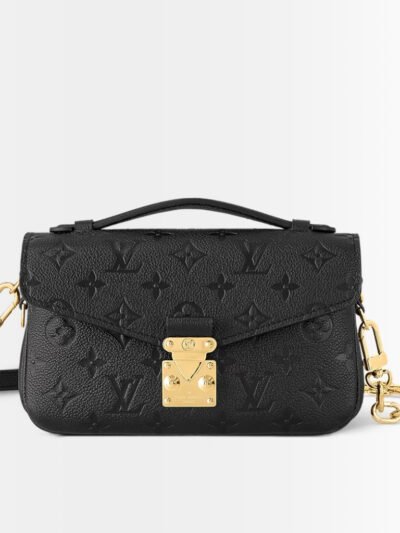 Louis Vuitton Pochette Métis East West Black 21Cm M46595