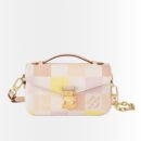 Louis Vuitton Pochette Métis East West Damier Canvas Peach 21Cm N40749