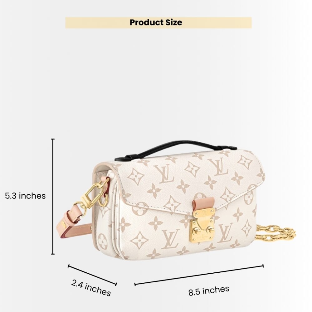 Louis Vuitton Pochette Métis East West Monogram Dune 21Cm M46914