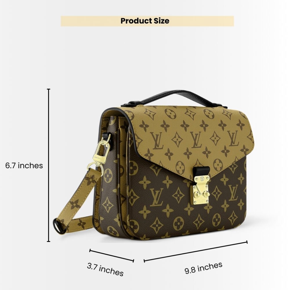 Louis Vuitton Pochette Métis Monogram Reverse Brown 25Cm M44876