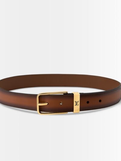 Louis Vuitton Pont Neuf Patinated Belt Brown 35mm Brown M4506S