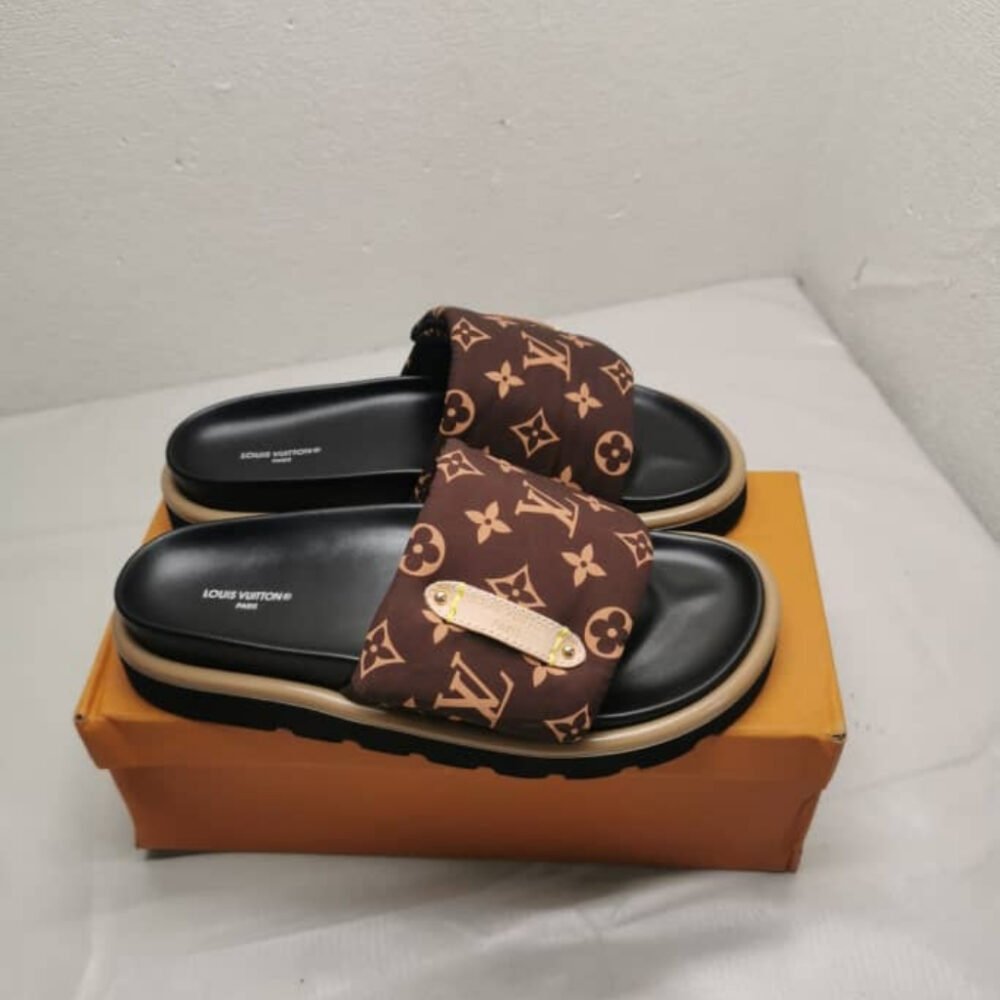Louis Vuitton Pool Pillow Flat Comfort Mule Cacao Brown