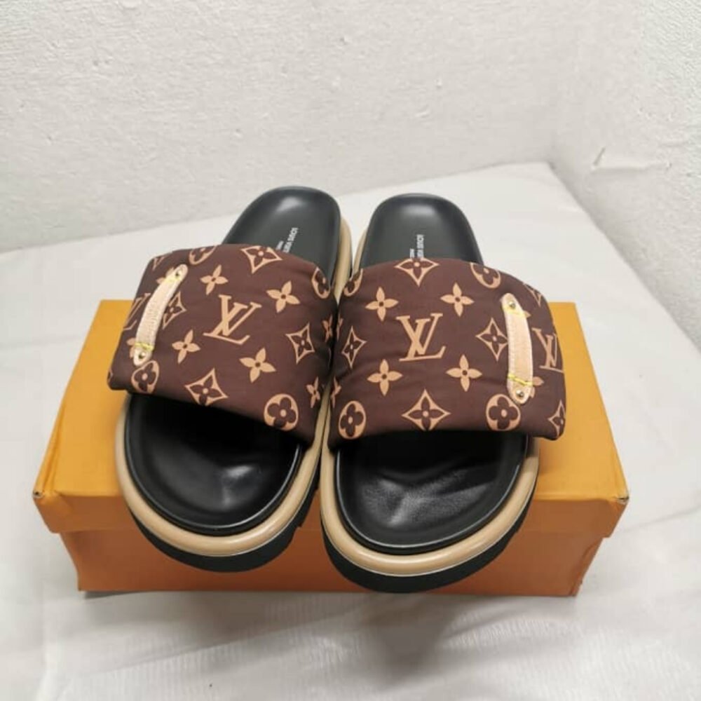 Louis Vuitton Pool Pillow Flat Comfort Mule Cacao Brown