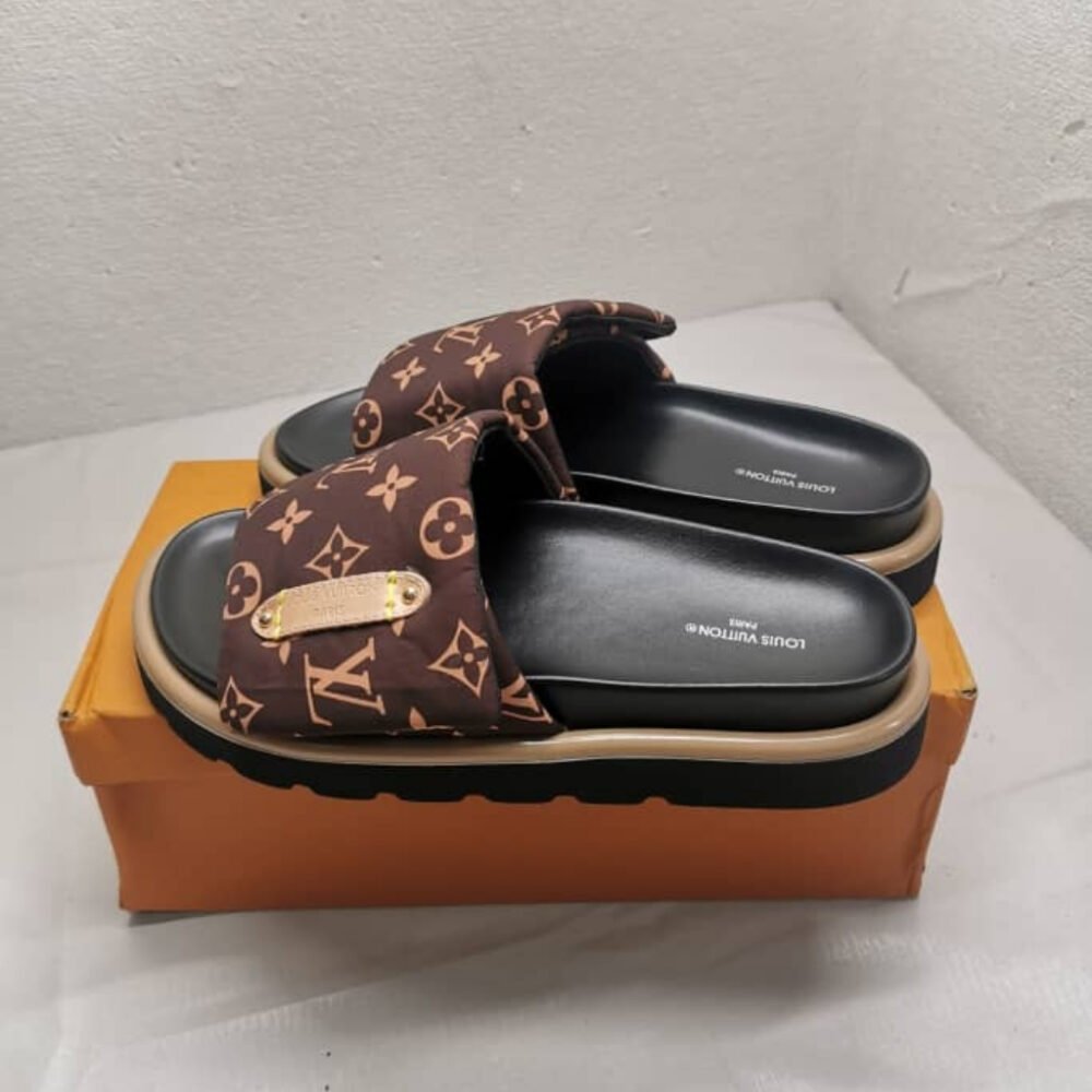 Louis Vuitton Pool Pillow Flat Comfort Mule Cacao Brown