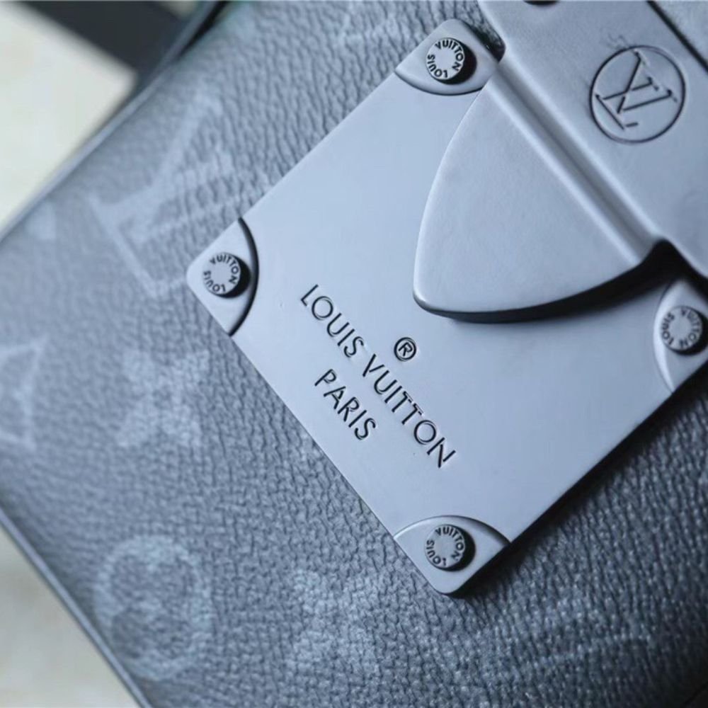 Louis Vuitton S-Lock Vertical Wearable Wallet Monogram Eclipse Black 19Cm M82252