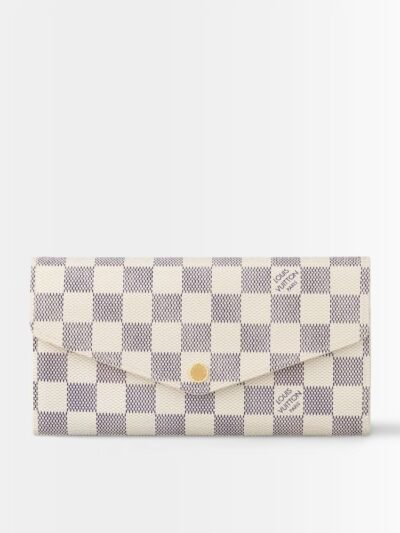 Louis Vuitton Sarah Wallet Damier Azur Canvas 19Cm N63208
