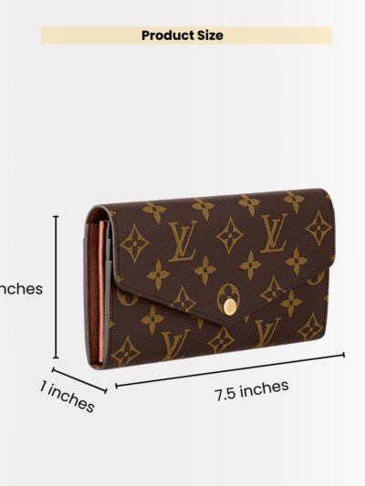 Louis Vuitton Sarah Wallet Monogram Canvas Brown 19Cm M60531