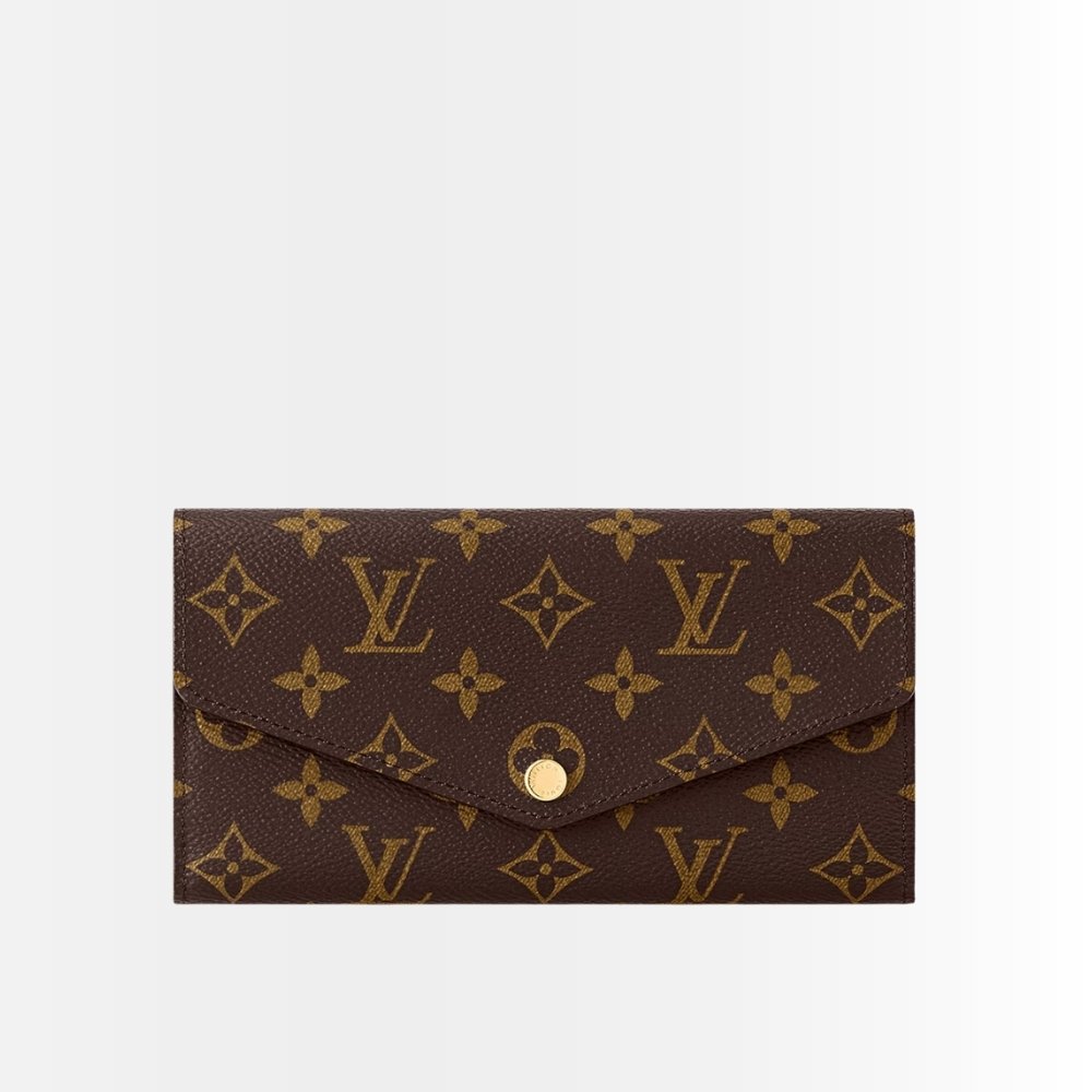 Louis Vuitton Sarah Wallet Monogram Canvas Brown 19Cm M60531