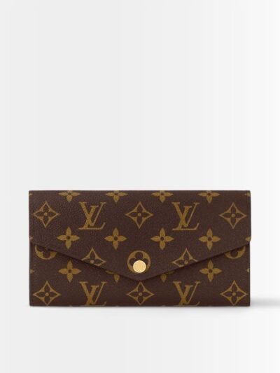 Louis Vuitton Sarah Wallet Monogram Canvas Coquelicot Red 19Cm M62236