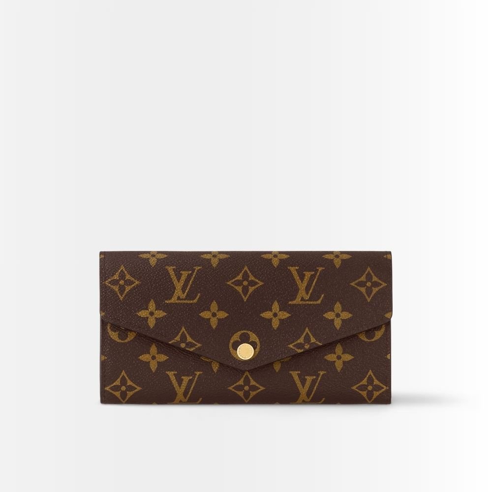 Louis Vuitton Sarah Wallet Monogram Canvas Coquelicot Red 19Cm M62236