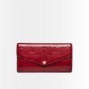 Louis Vuitton Sarah Wallet Monogram Red 19Cm