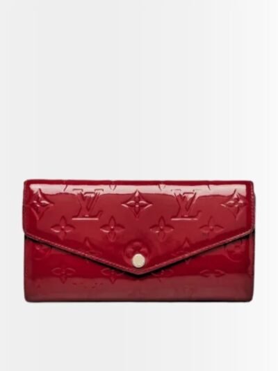 Louis Vuitton Sarah Wallet Monogram Red 19Cm