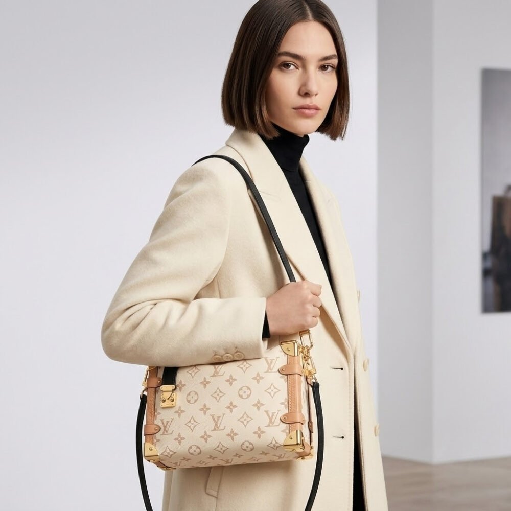 Louis Vuitton Side Trunk MM Monogram Dune 23cm M46907