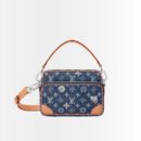 Louis Vuitton Small Nil Cross Body Bag Blue 21Cm M27553