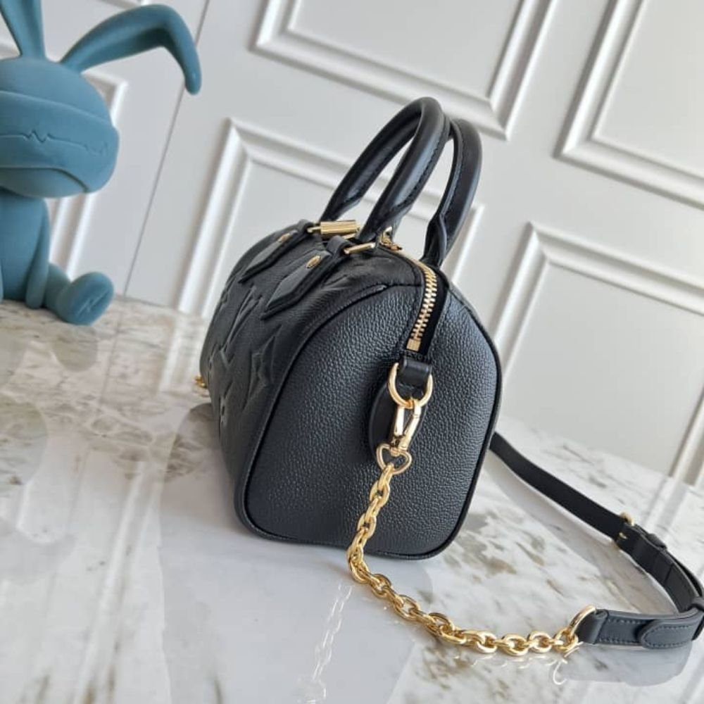 Louis Vuitton Speedy Bandoulière 20 Black 20Cm M58953