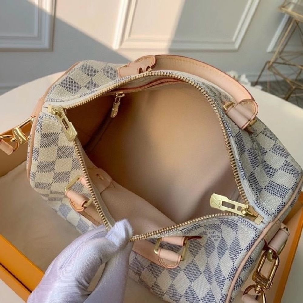 Louis Vuitton Speedy Bandoulière 30 Damier Azur 30Cm N41373
