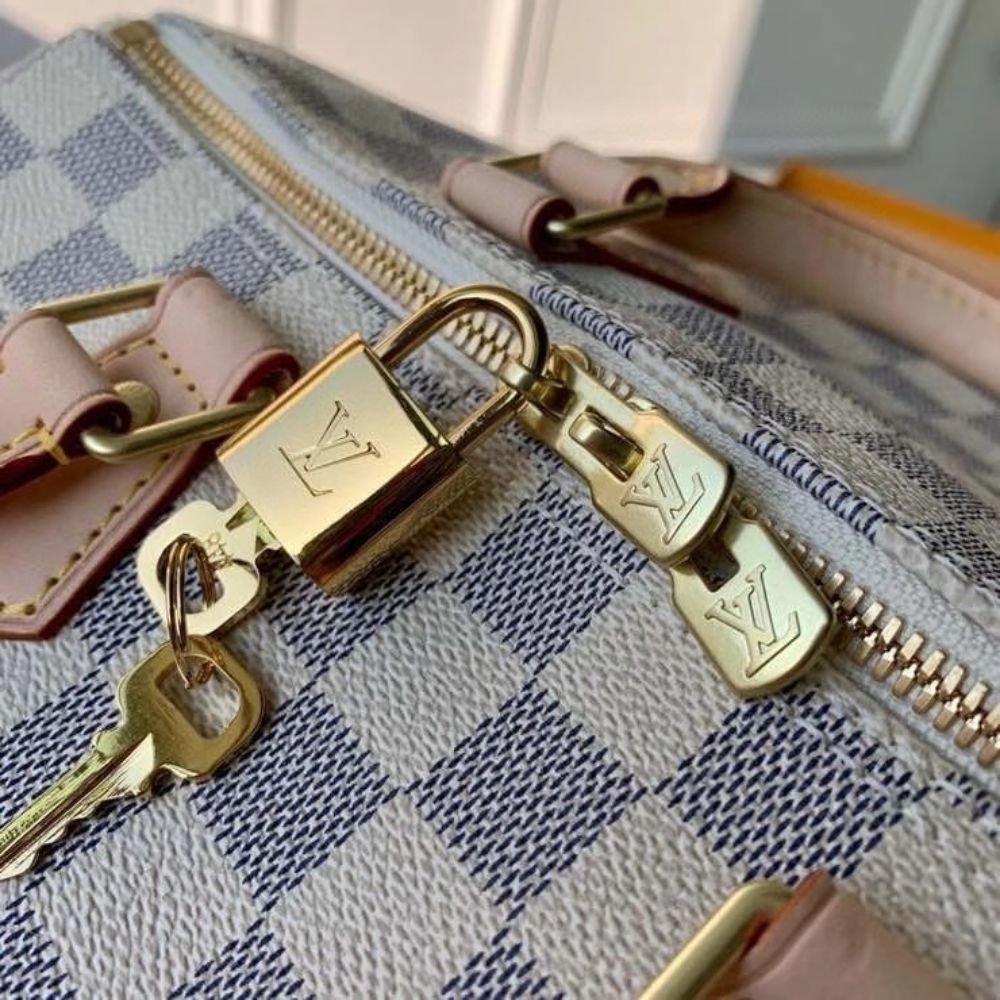 Louis Vuitton Speedy Bandoulière 30 Damier Azur 30Cm N41373
