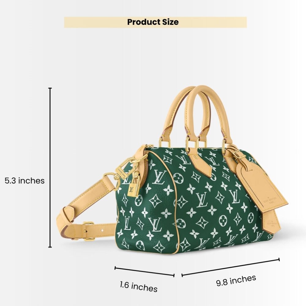 Louis Vuitton Speedy P9 Bandoulière 25 Green 25Cm M24423