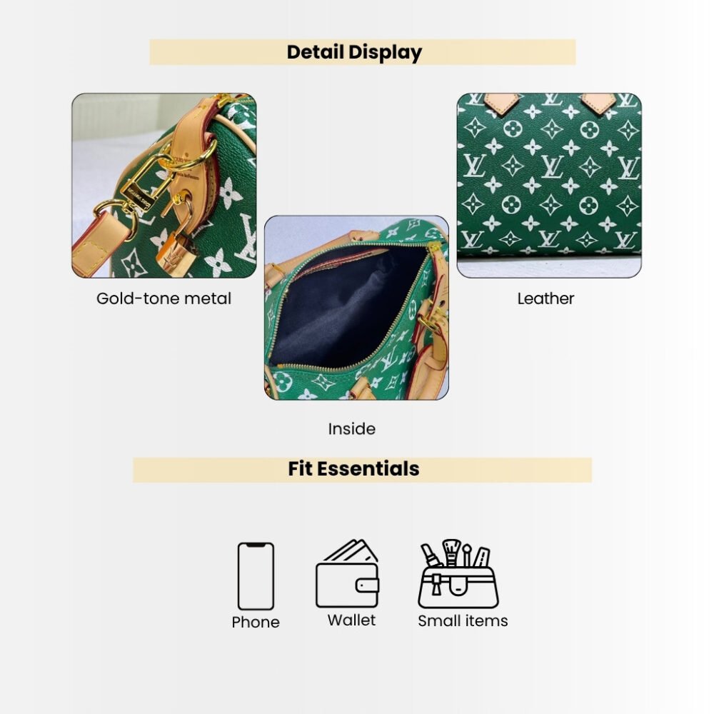 Louis Vuitton Speedy P9 Bandoulière 25 Green 25Cm M24423