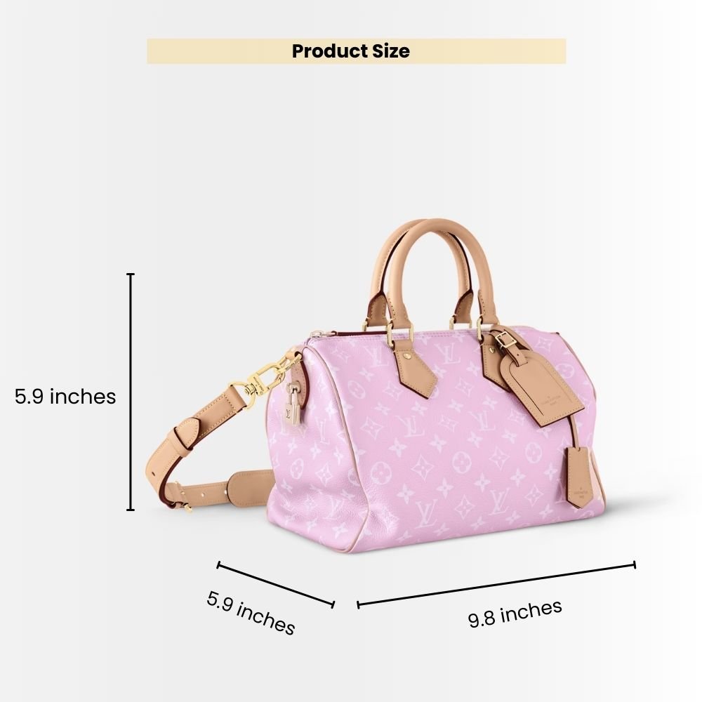 Louis Vuitton Speedy P9 Bandoulière 25 Pink 25Cm M13914
