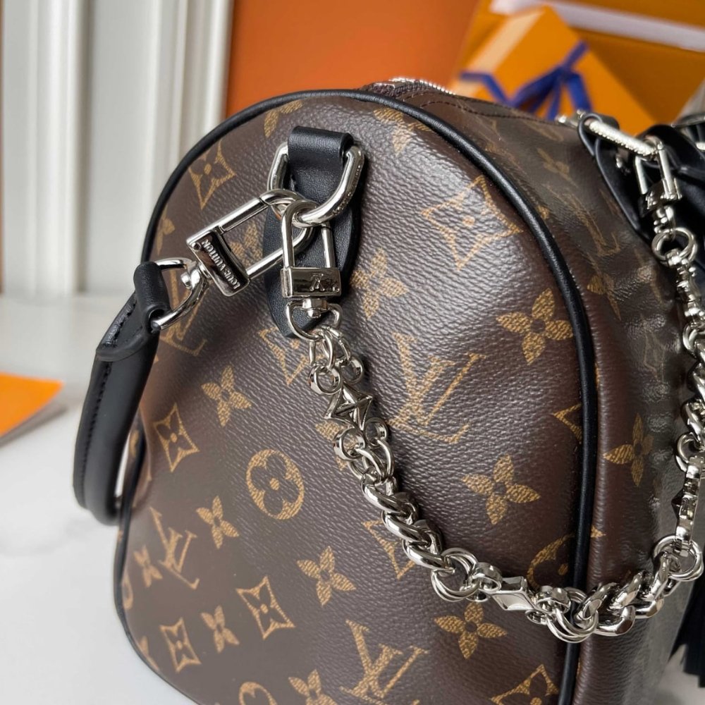 Louis Vuitton Speedy Soft 30 Dark In Monogram Black 30cm M12243